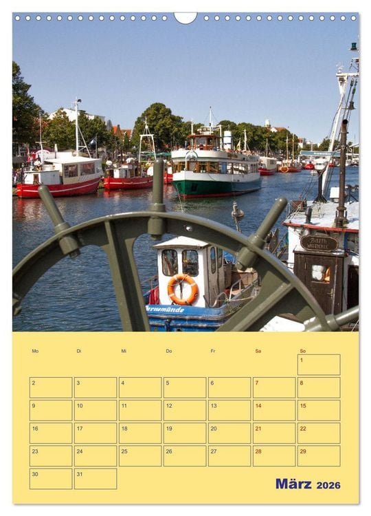 Produktbild: Sehnsuchtsort Warnem&uuml;nde (Wandkalender 2026 DIN A3 hoch), CALVENDO Monatskalender