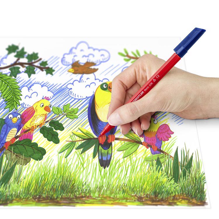 Produktbild: STAEDTLER Noris 326 Fasermaler, 20er Set, 326 C20