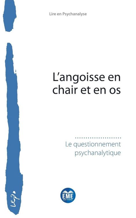 Produktbild: L'angoisse en chair et en os