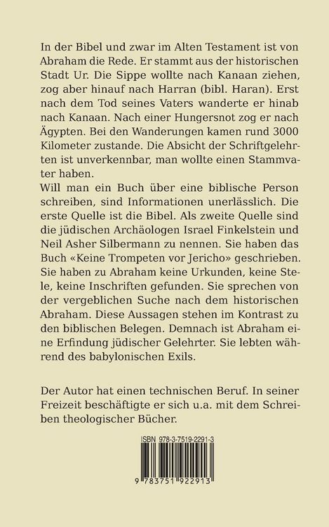 Produktbild: Das Leben Abrahams