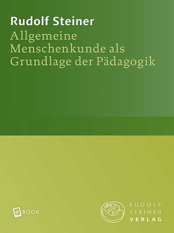 Produktbild: Allgemeine Menschenkunde als Grundlage der P&auml;dagogik