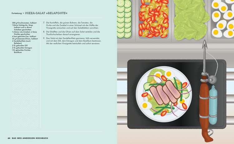 Produktbild: Das &auml;u&szlig;erst sonderbare Wes-Anderson-Kochbuch