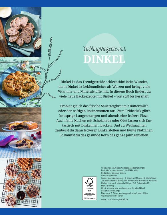 Produktbild: Backen mit Dinkel