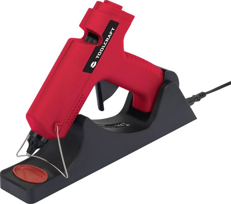 Produktbild: TOOLCRAFT TC-HKP-11 WL Hei&szlig;klebepistole mit Zubeh&ouml;r 11mm 25W 1St.