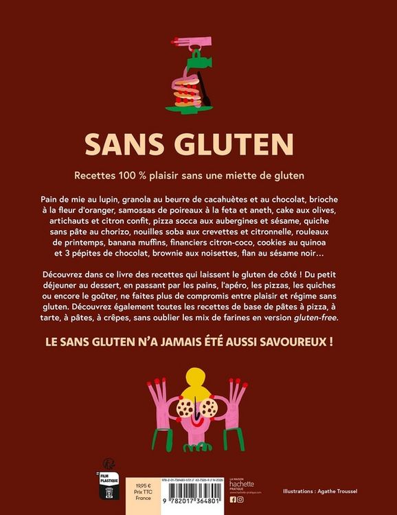 Produktbild: Sans gluten : recettes 100 % plaisir sans une miette de gluten