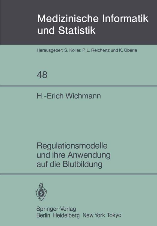 Produktbild: Regulationsmodelle und ihre Anwendung auf die Blutbildung