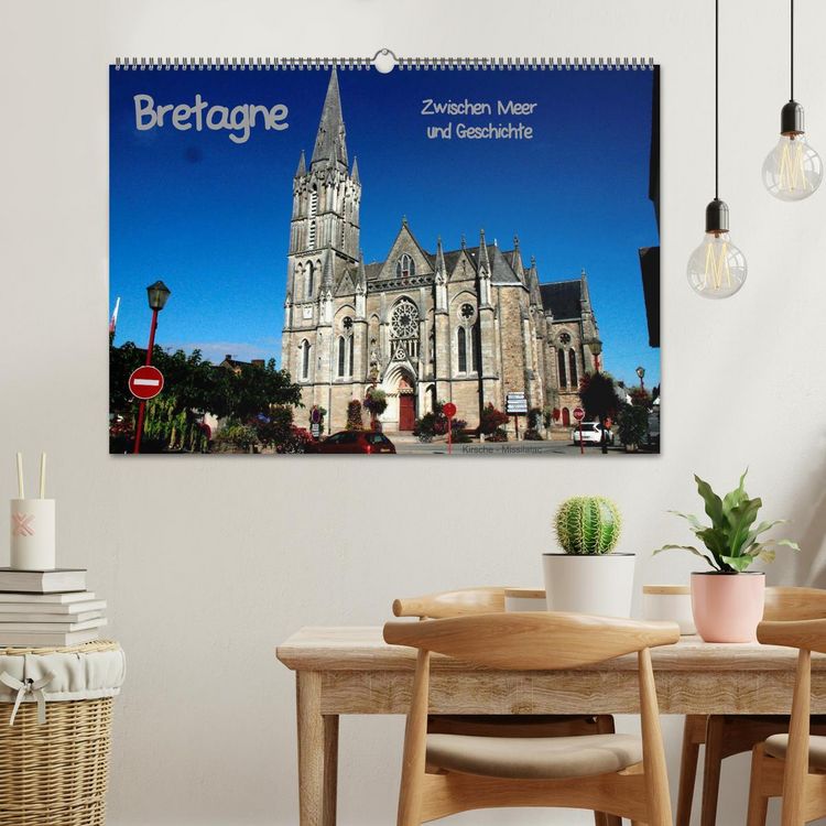Produktbild: Bretagne - Zwischen Meer und Geschichte (Wandkalender 2026 DIN A2 quer), CALVENDO Monatskalender