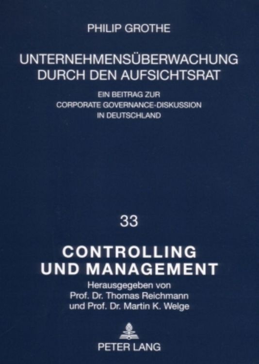 Produktbild: Unternehmens&uuml;berwachung durch den Aufsichtsrat