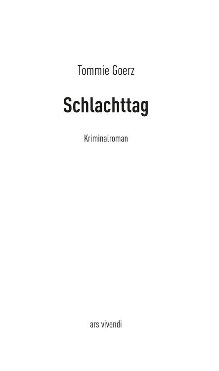 Schlachttag