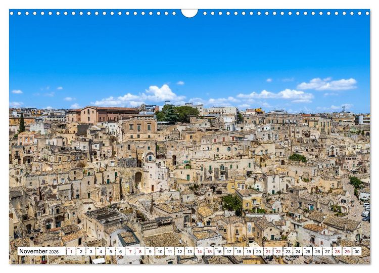 Produktbild: Matera - Die Stadt der Sassi (Wandkalender 2026 DIN A3 quer), CALVENDO Monatskalender