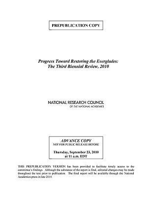 Produktbild: Progress Toward Restoring the Everglades