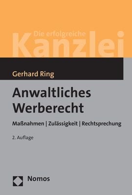 Produktbild: Anwaltliches Werberecht
