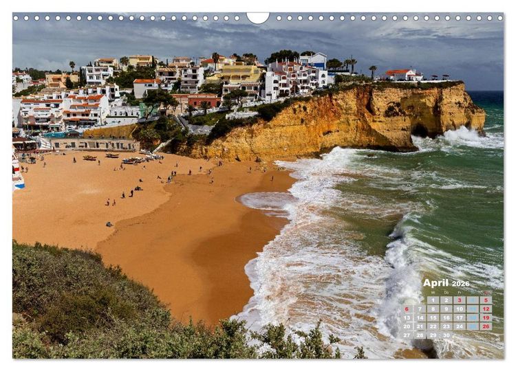 Produktbild: Portugals Traumk&uuml;ste Algarve (Wandkalender 2026 DIN A3 quer), CALVENDO Monatskalender