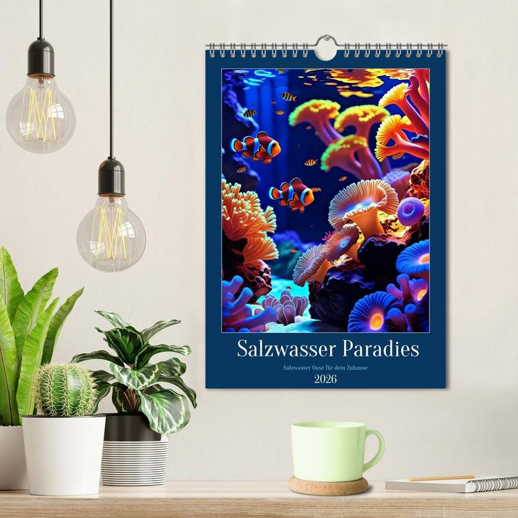 Produktbild: Salzwasser Paradies (Wandkalender 2026 DIN A4 hoch), CALVENDO Monatskalender