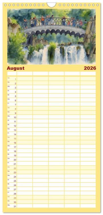 Produktbild: Familienplaner 2026 - DOCUMENTA-Stadt Kassel mit 5 Spalten (Wandkalender, 21 x 45 cm) CALVENDO