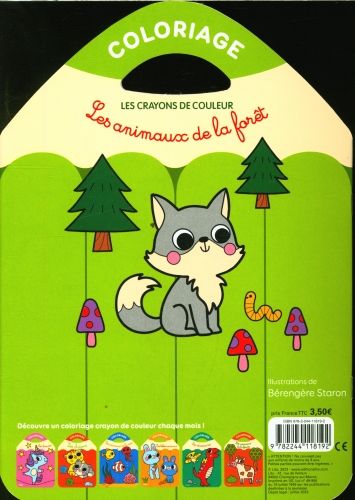 Produktbild: Les animaux de la for&ecirc;t : coloriage