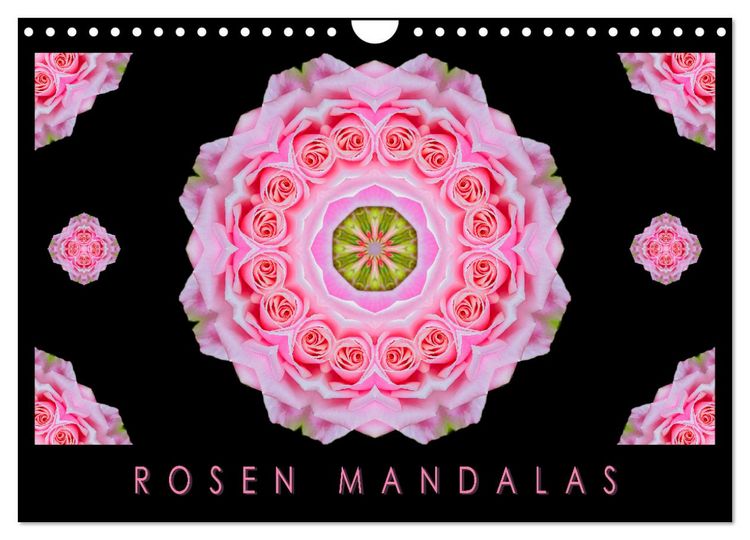 Produktbild: ROSEN MANDALAS (Wandkalender 2027 DIN A4 quer), CALVENDO Monatskalender