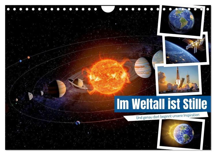 Produktbild: Im Weltall ist Stille (Wandkalender 2027 DIN A4 quer), CALVENDO Monatskalender
