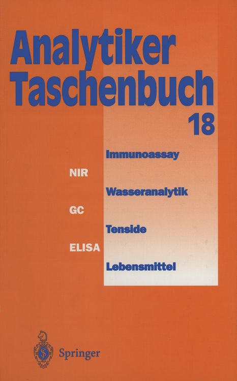 Produktbild: Analytiker-Taschenbuch