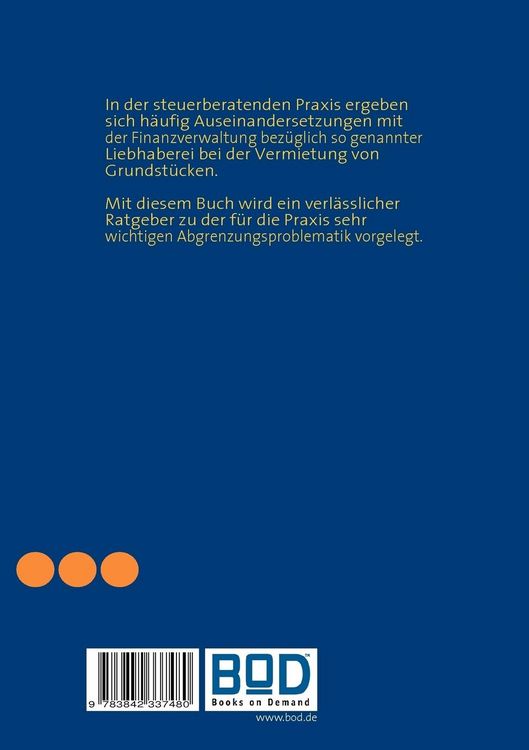 Produktbild: Grundst&uuml;cksvermietung zwischen &Uuml;berschusserzielung und Liebhaberei