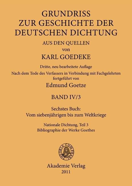 Produktbild: Sechstes Buch: Vom siebenj&auml;hrigen bis zum Weltkriege