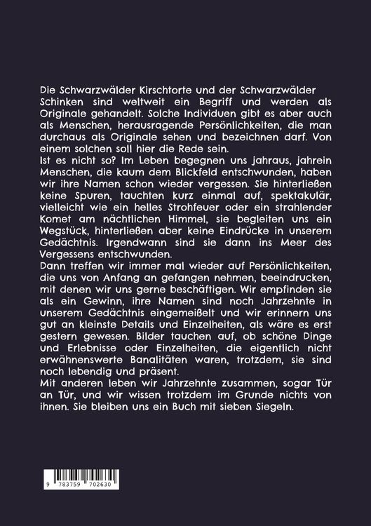 Produktbild: Ein Schwarzw&auml;lder Original