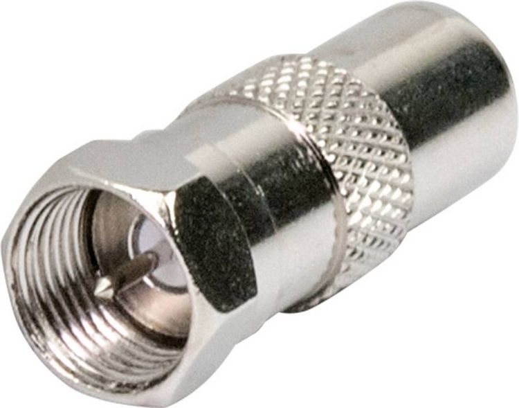 Produktbild: Schwaiger UEST9310531 F-Koax-Adapter Anschl&uuml;sse: F-Stecker, Koax-Stecker IEC 1St.