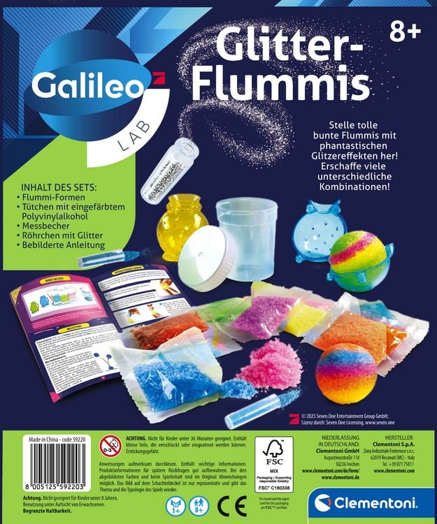 Produktbild: Glitter-Flummis (Experimentierkasten)