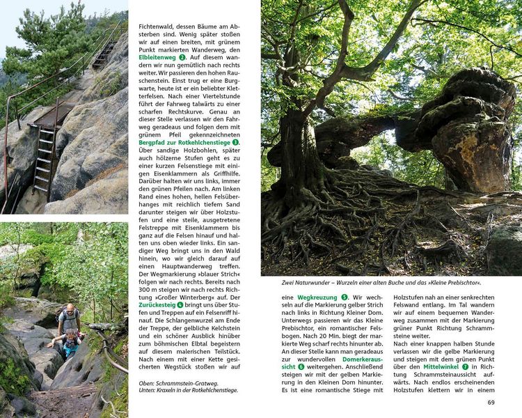 Produktbild: ROTHER Wanderbuch Wilde Wege Elbsandsteingebirge