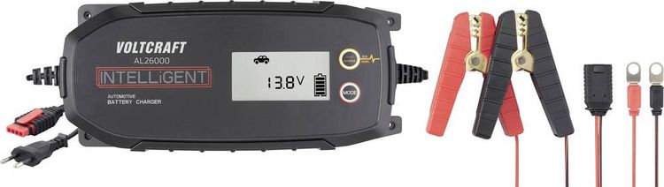 Produktbild: VOLTCRAFT AL26000 VC-16721005 Automatikladeger&auml;t 12 V, 24V 26A