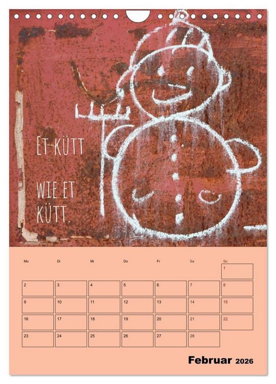 Produktbild: K&ouml;lsches Grundgesetz (Wandkalender 2026 DIN A4 hoch), CALVENDO Monatskalender