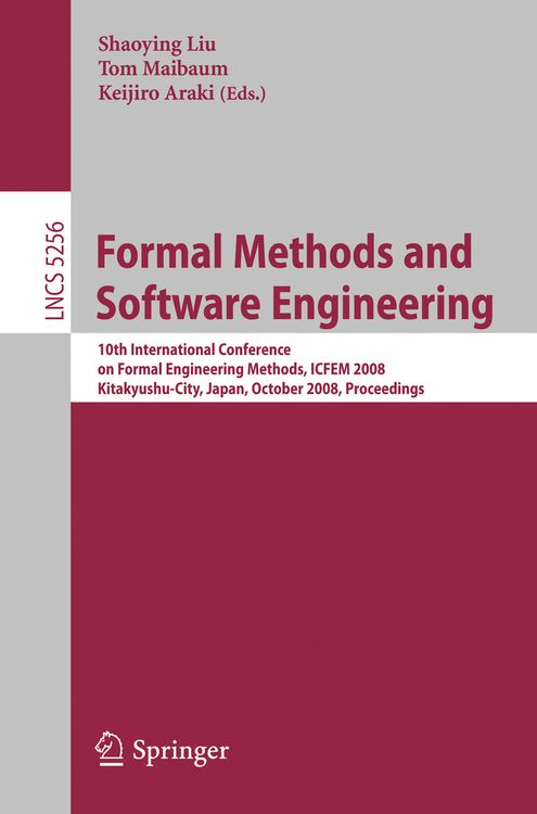 Produktbild: Formal Methods and Software Engineering