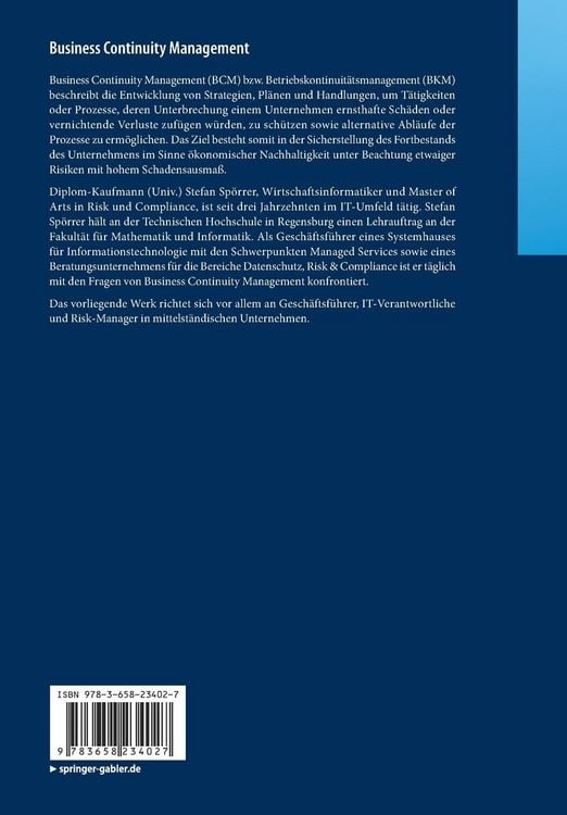 Produktbild: Business Continuity Management