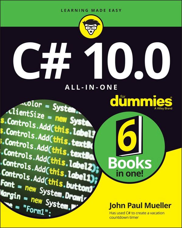 Produktbild: C# 10.0 All-in-One For Dummies