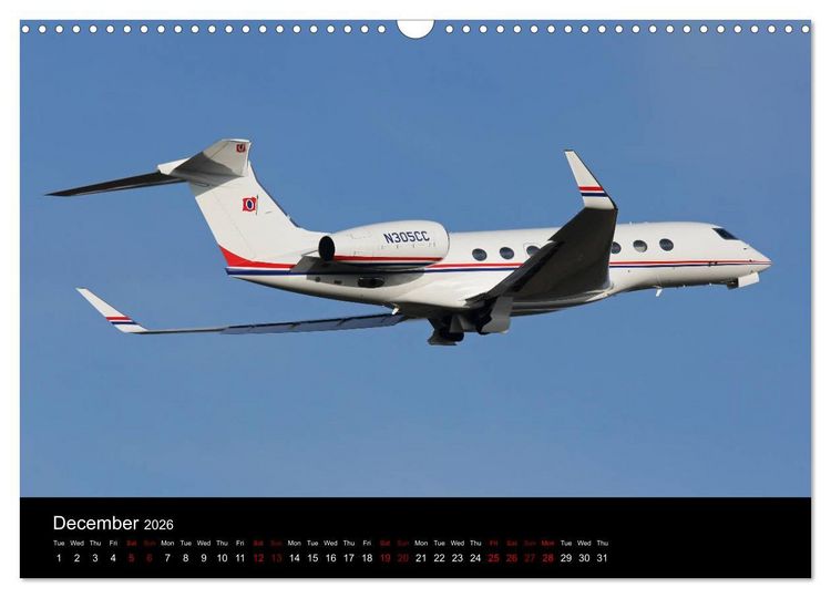 Produktbild: Bizjets (Wall Calendar 2026 DIN A3 landscape), CALVENDO 12 Month Wall Calendar