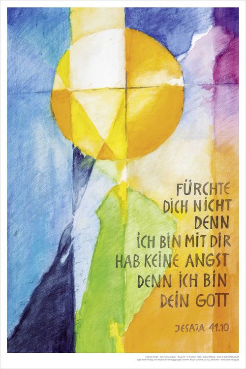 Produktbild: Jahreslosung 2027 Andreas Felger, Kunstdruck 40 x 60 cm