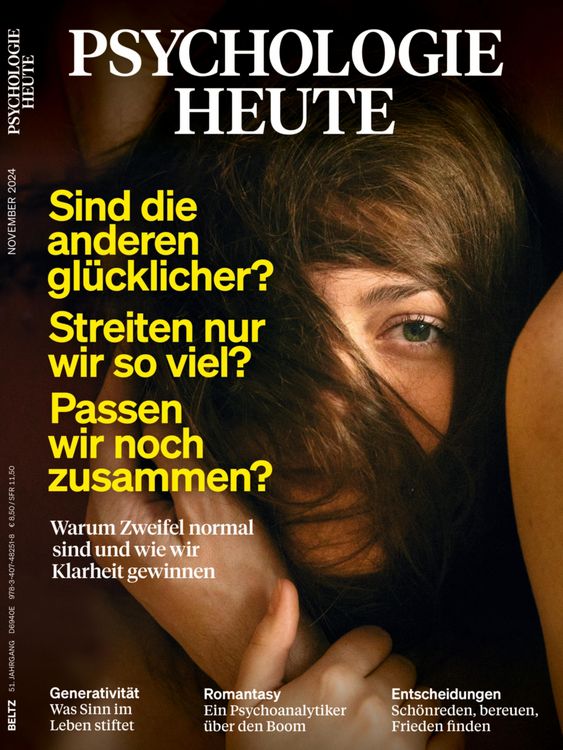 Produktbild: Psychologie Heute 11/2024: Sind die anderen gl&uuml;cklicher? Streiten nur wir so viel? Passen wir noch zusammen?