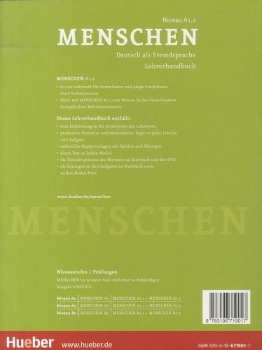Produktbild: Menschen A1/2. Lehrerhandbuch