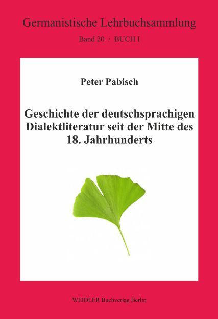 Produktbild: Geschichte der deutschsprachigen Dialektliteratur seit der Mitte des 18. Jahrhunderts