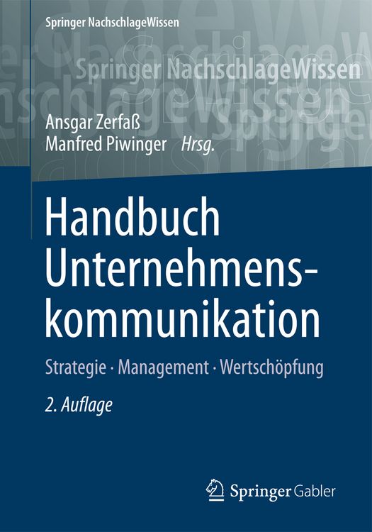 Produktbild: Handbuch Unternehmenskommunikation