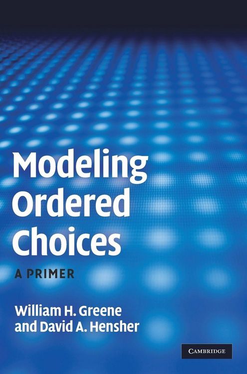 Produktbild: Modeling Ordered Choices