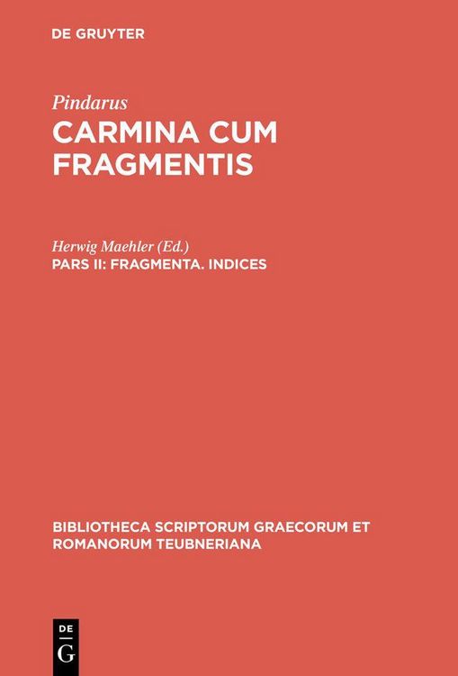 Produktbild: Fragmenta. Indices