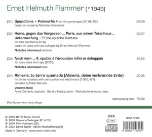 Produktbild: Ernst Helmuth Flammer: Vocal Works