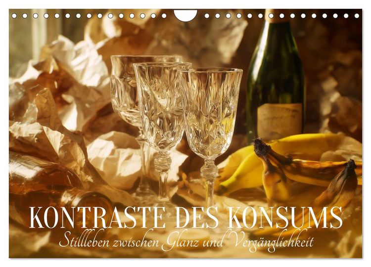 Produktbild: Kontraste des Konsums. Stillleben zwischen Glanz und Verg&auml;nglichkeit (Wandkalender 2027 DIN A4 quer), CALVENDO Monatskalender