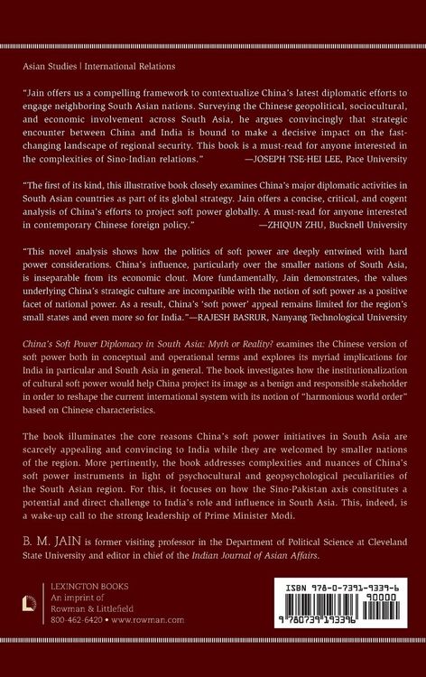 Produktbild: China's Soft Power Diplomacy in South Asia