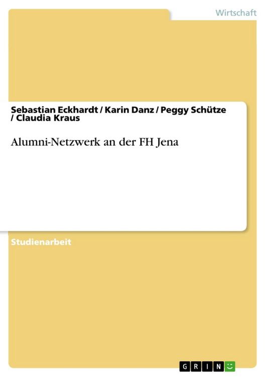 Produktbild: Alumni-Netzwerk an der FH Jena