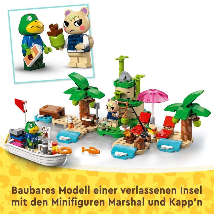 Produktbild: LEGO Animal Crossing 77048 Käptens Insel-Bootstour Spielzeug mit Huschke