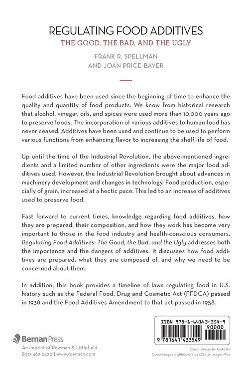 Produktbild: Regulating Food Additives