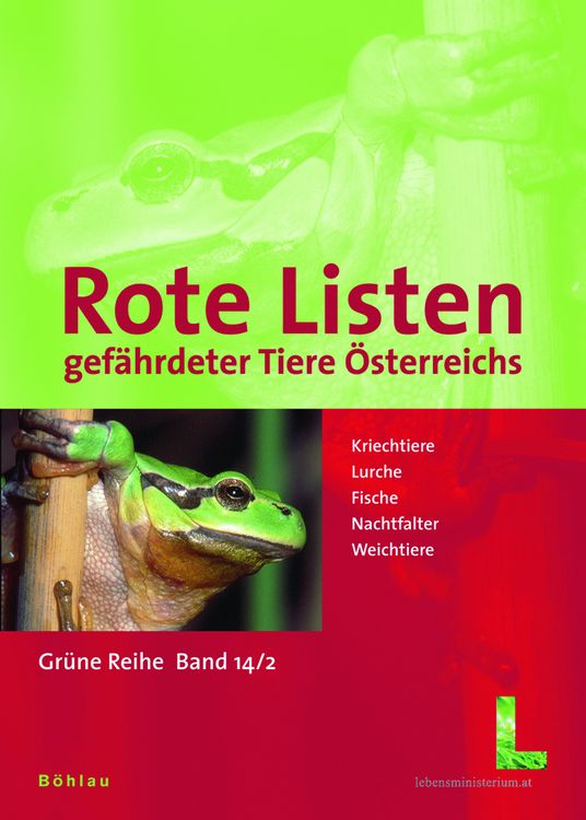 Produktbild: Rote Listen gef&auml;hrdeter Tiere &Ouml;sterreichs