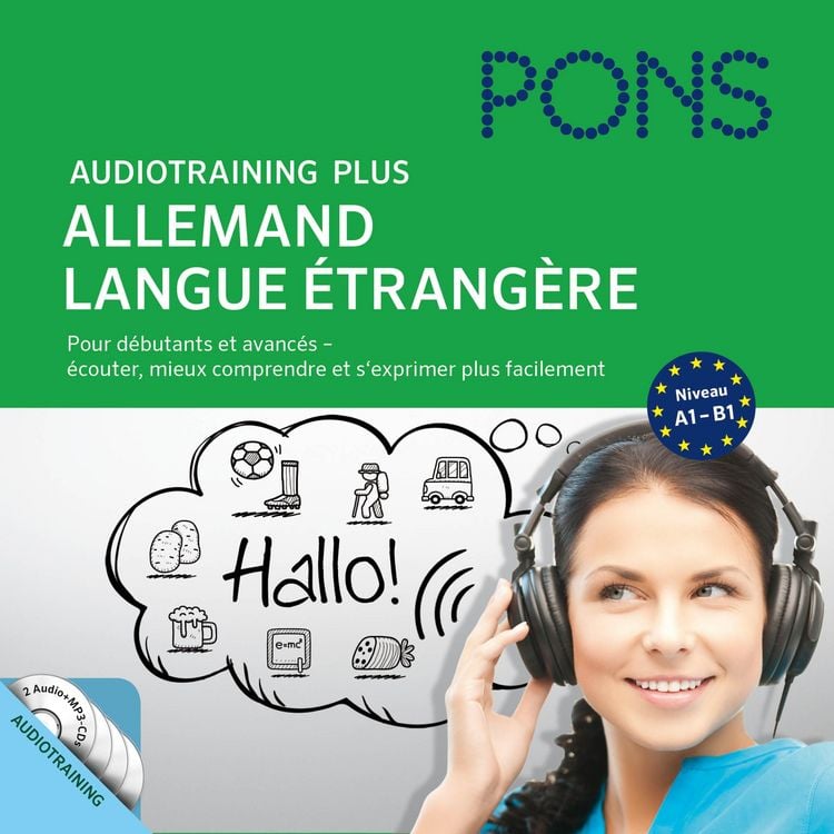 Produktbild: PONS Audiotraining Plus - Allemand langue &eacute;trang&egrave;re